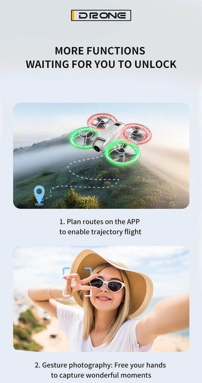 H137 PRO RC Drone 4K Professional HD Aerial 180° Dual Camera Photography Brushless Screen Remote Control Aircraft Quadcopter Toy