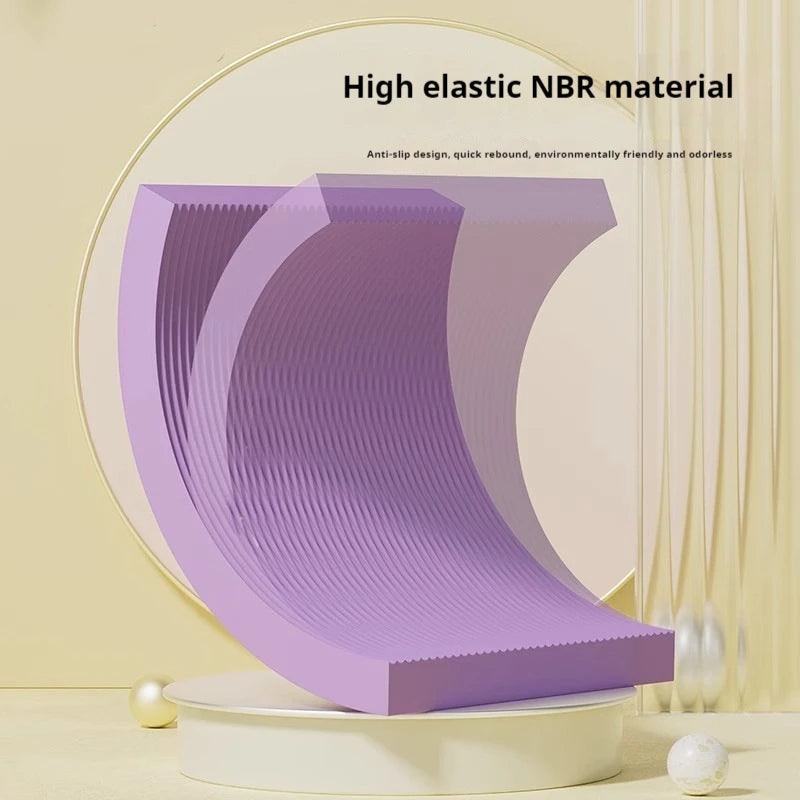 Tapis de yoga épais pour entraînement à domicile, tapis de gymnastique équilibré, accessoires de Pilates, roue abdominale antidérapante, coussin de gym pour les genoux.