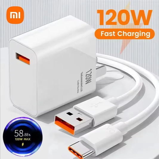 Chargeur Xiaomi 120 W d'origine, charge rapide turbo, adaptateur Hypercharge Gan pour Redmi Note 11, 12, 13, 14 Pro Plus 5G et Mi 14, 13, 13T (câble inclus)