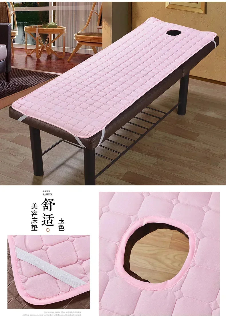 Home Textile Solid Color Anti Slip Winter Mattress for Beauty Salon Massage SPA