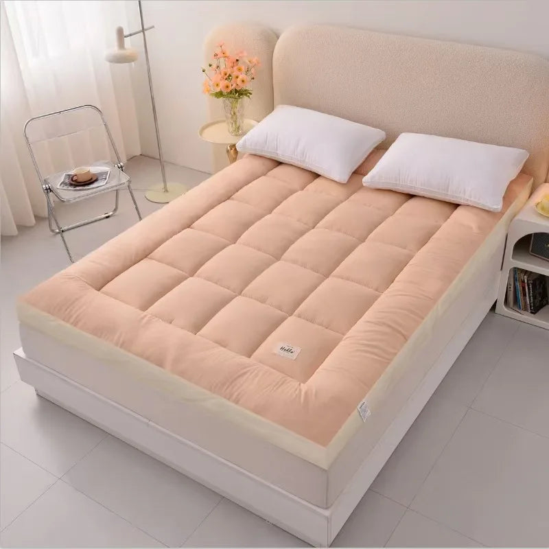 NewestFoldable Lightweight Portable Sleeping Pad/Tatami Mat Japanese Futon Mattress  Soft Fabric,Easy Storage & Travel Mattress