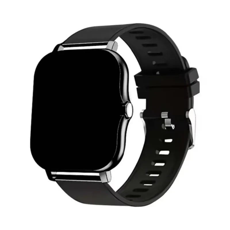 Nouvelle montre connectée compatible Android et iOS, écran couleur 1,44 pouce, appels Bluetooth, surveillance de l'oxygène sanguin et de la pression artérielle, pour femmes et hommes.