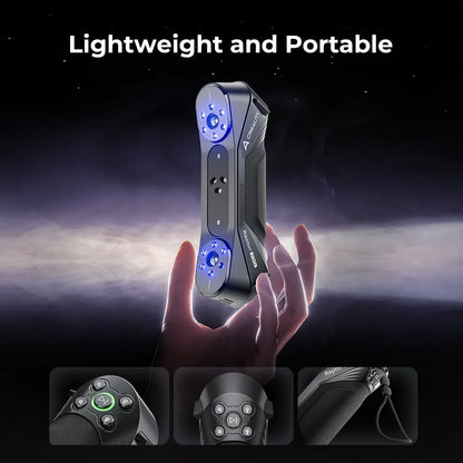 Creality Raptor Pro 3D Scanner 22+7 Blue Laser Line / NIR Light 0.02mm Accuracy 60FPS Anti-Shake Tracking 24Bit Color Scanning