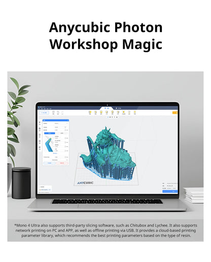 PRESALE ANYCUBIC Photon Mono 4 Ultra V2 3D Printer 10K 7'' high-definition screen UV Resin 3D Printing Size 236mmx231mmx430mm