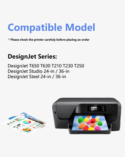 Compatible 712 XL 712XL Ink Cartridge 3ED71A 3ED67A for HP712 for HP DesignJet T210 T230 T250 T650 T630 Inkjet Printer