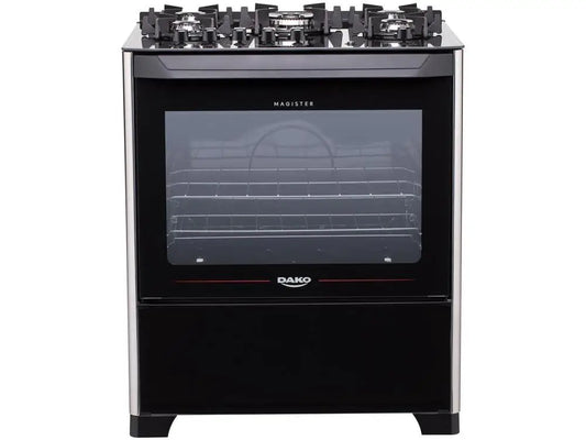5 Stove Dako Black Automatic Light-Bivolt