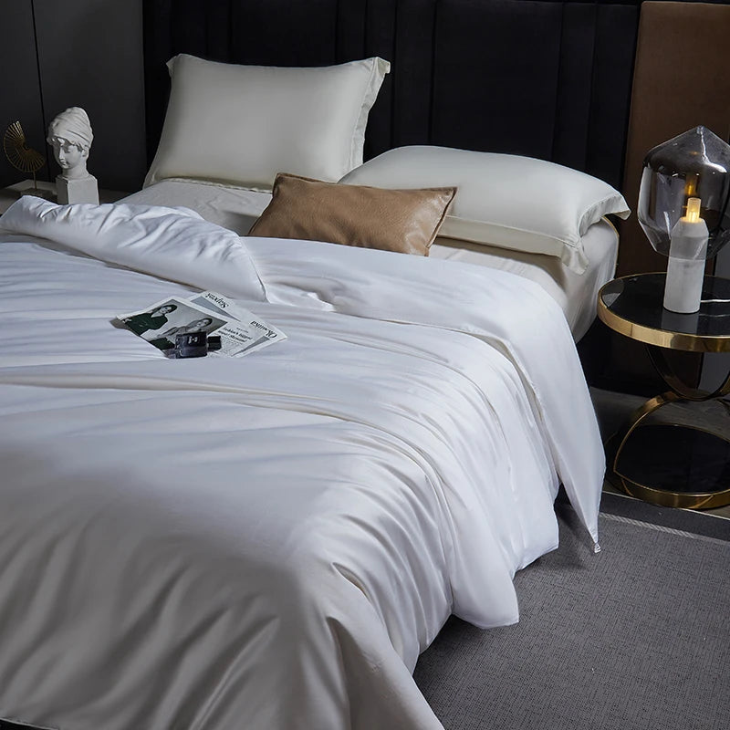 silk quilt Queen King size Hand-made Silk quilts Comforter Crafted with 100% Pure Silk Floss for winter summer all seasons