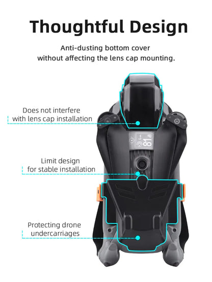 Propeller Holder Fixed for DJI Air 3/Air 3S Drone Stabilizers Protector Props Fixed Mount Guard Silicone & ABS Base Accessories