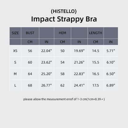 HISTELLO Strappy Bra Gym Top Women High Support Thin Strap Halter Sports Seamless Bras Scrunch Push-up Workout Yoga Tank Tops