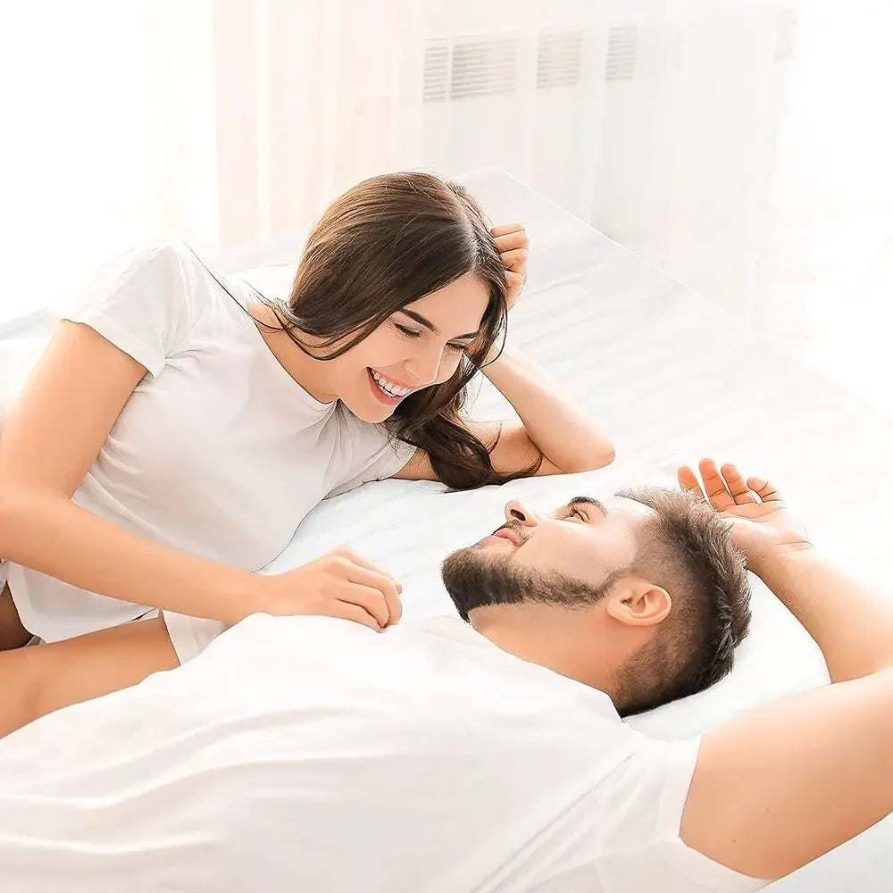 Couverture chauffante électrique sous-matelas 3 niveaux de chaleur 150x160cm pour couvertures électriques de lit