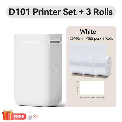 Niimbot D11 D110 D101 H1S Mini Thermal Printer Pocket Label Maker USB Bluetooth Label Stick Printer Inkless DIY Name Price Tag