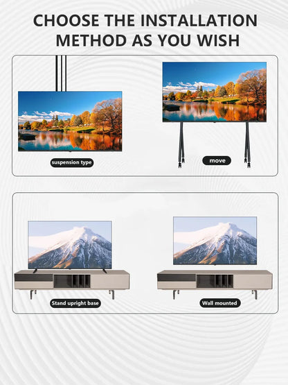 Téléviseur grand écran UHD 70 pouces (81 cm) - Disponible en 32, 43, 50, 55, 65, 75, 85, 98 et 100 pouces (81, 43, 50, 55, 65, 75, 85, 98 et 100 cm) - Compatible Android LED LCD Smart TV avec Wi-Fi
