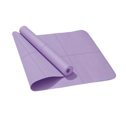 Tapis de yoga antidérapant en mousse EVA confortable de 4 mm d'épaisseur, idéal pour le yoga, le Pilates et la gymnastique.