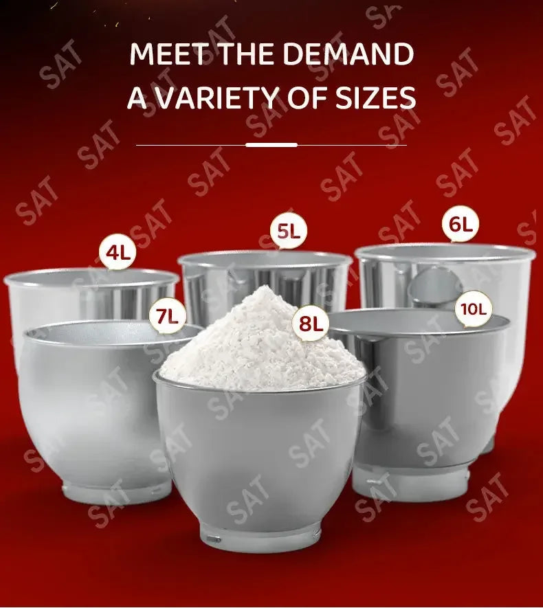 -for Professional Cake Food Mixer Bread 1500W 6L Planetary Aid Kitchen Robot Dough Stand Mixer