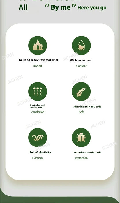 HQC Natural Latex Double Mattresses King Size Molblly Foldable Latex Mattresses Twin Queen Folding Colchon Matrimonial Furnitur