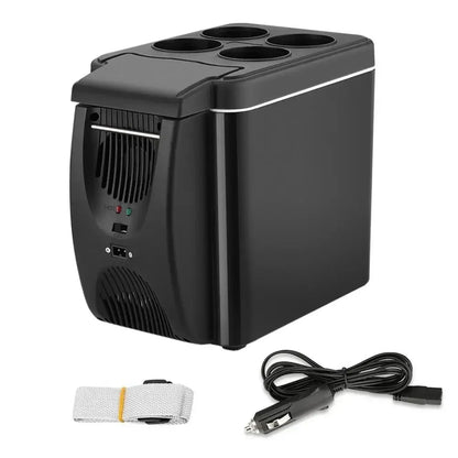 Portable Mini Car Refrigerator Electric Refrigerator Freezer Warmer Dual Purpose Suitable for Camping RV Bar Travel Refrigerator