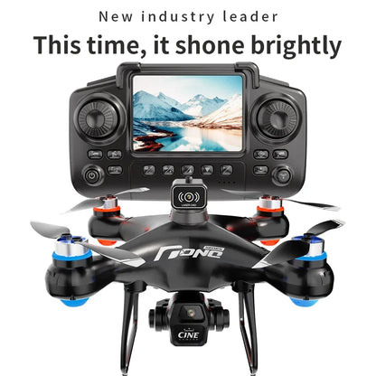 E55 Drone Mini Dual Camera 8K Aerial HD Profesional Remote Control Aircraft GPS Positioning Avoidance Brushless Motor Drone