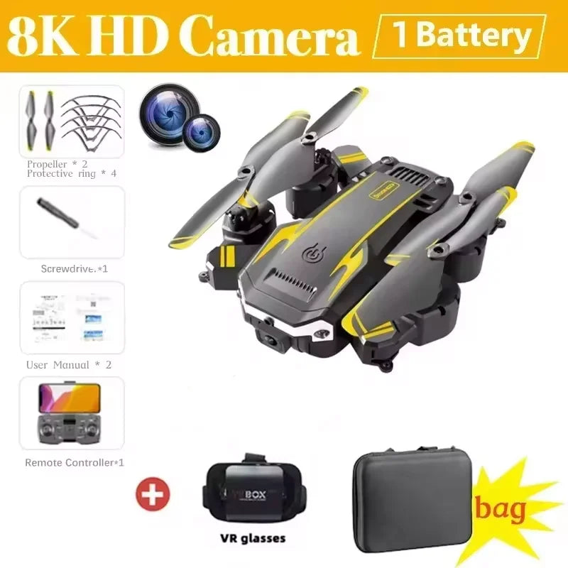 2026 New G6 GPS Drone 8K Professional HD Camera Optical Flow 5G WIFI Omnidirectional Obstacle Avoidance Quadcopter Kids Gift Toy