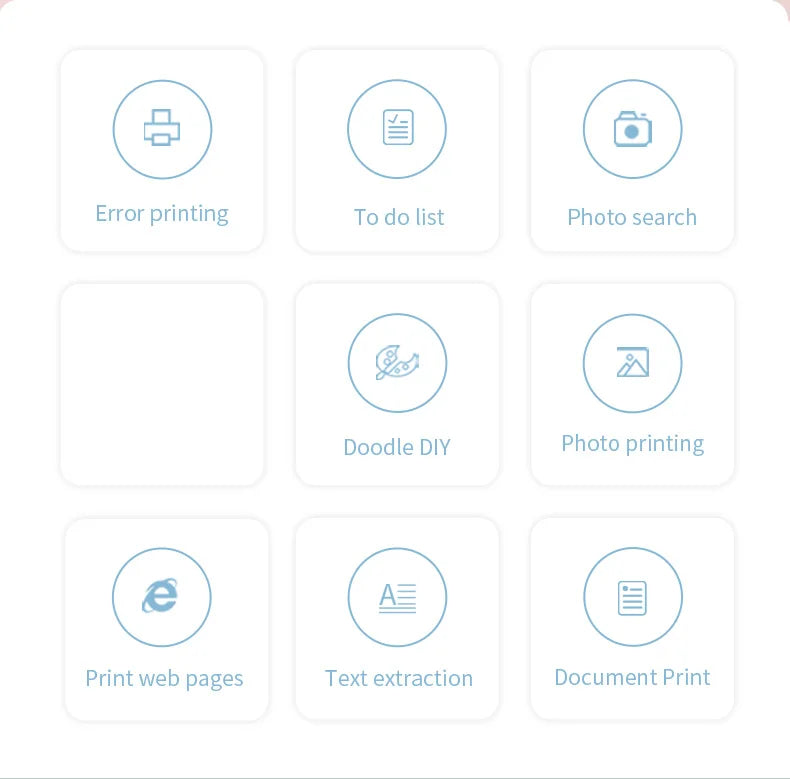 X6 Mini Pocket Sticker Printer Bluetooth Wireless Connection Portable Sticker Maker for Learning Note Journal DIY Work and Photo