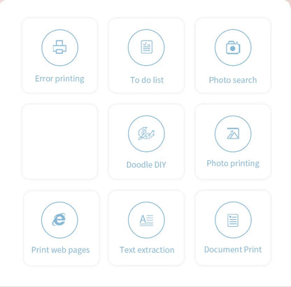 X6 Mini Pocket Sticker Printer Bluetooth Wireless Connection Portable Sticker Maker for Learning Note Journal DIY Work and Photo