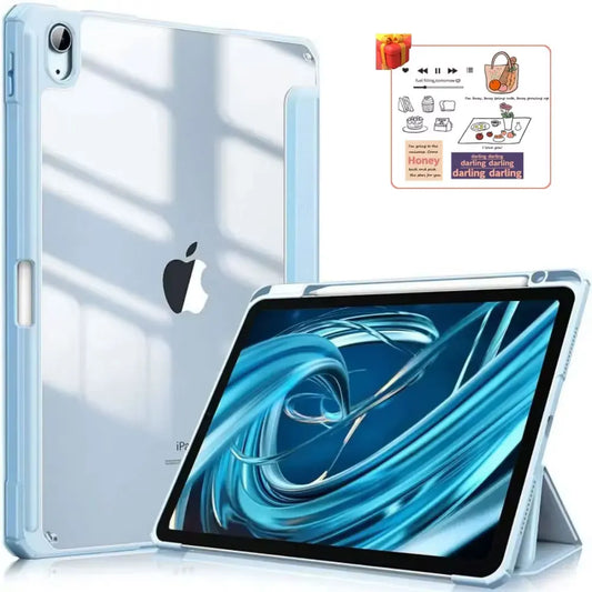 For 2025 Tablet Case iPad Air 11 inch M2 M3 Pro 13/11 M4 Cover for iPad 10th 11th 10.9 Air 4/5 7/8/9th 10.2 4/5/6th 9.7 Mini 6 7