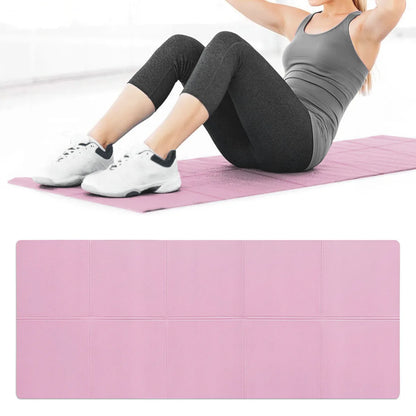 Tapis de yoga en EVA de 4 mm d'épaisseur, antidérapant, pour le sport et le fitness : idéal pour le yoga, le pilates, la gymnastique et le fitness.