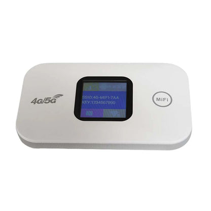 4G LTE Mini Outdoor Hotspot Sim Card Slot Wireless Router 2100mAh Portable Network Hotspot Device Colorful LED Display