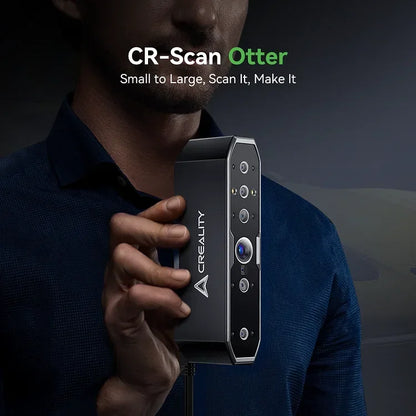 Scanner 3D portable Creality CR-Scan Otter amélioré : précision de 0,02 mm, haute efficacité, vitesse de numérisation de 20 images/s, stabilisation anti-vibration