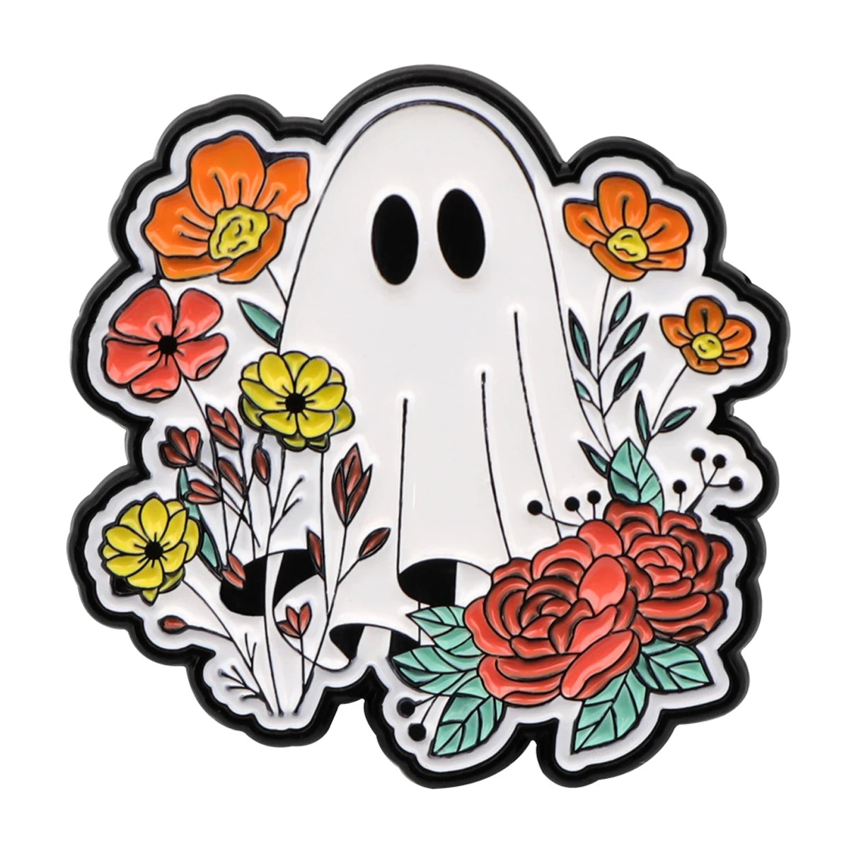 Halloween Ghost Enamel Pin Cartoon Brooch Pines Men Lapel Pins Badge on Backpack Clothing Accessories Cute Jewelry Party Gifts