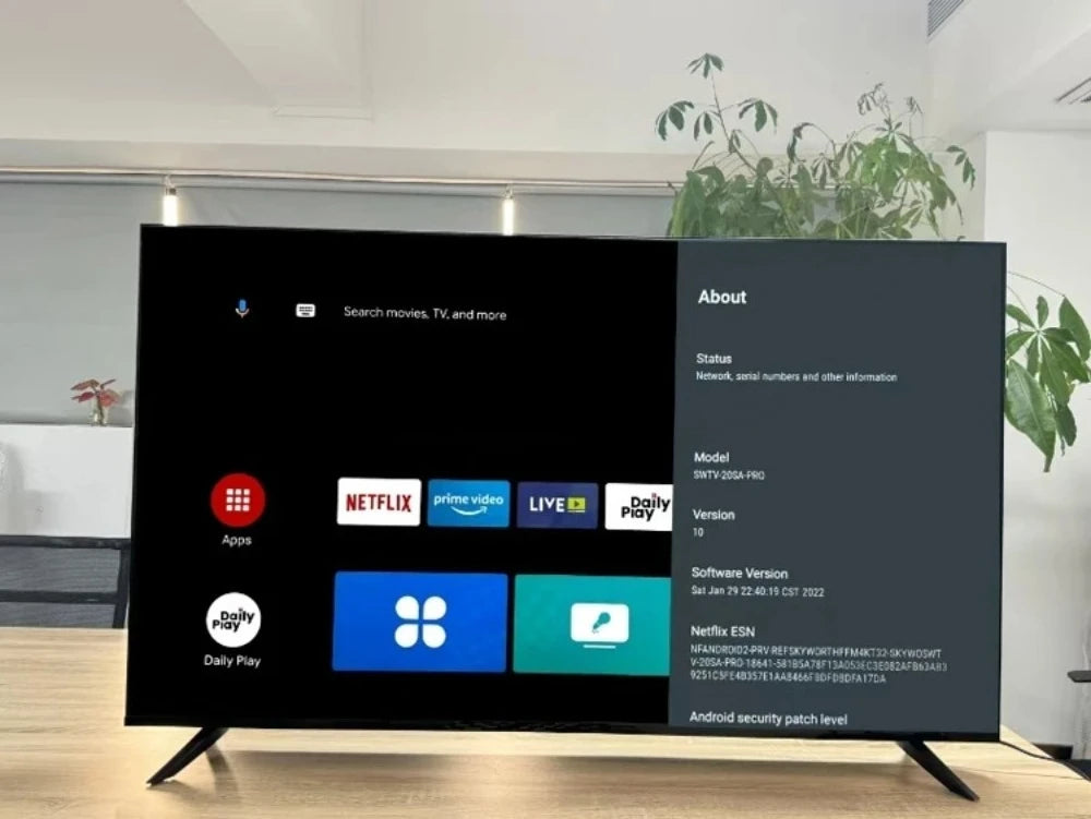 Smart TV LED 4k UHD 32 43 50 55 65 75 85 Inch Home Network Television Original Android/google Tv Support Youtube Google Play