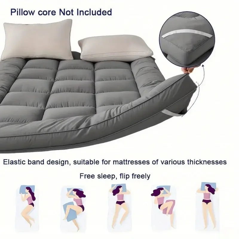 NewestFoldable Lightweight Portable Sleeping Pad/Tatami Mat Japanese Futon Mattress  Soft Fabric,Easy Storage & Travel Mattress