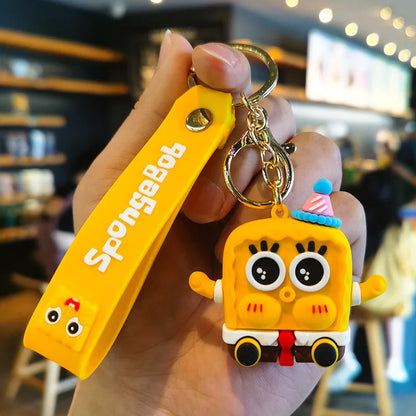 New Spongebob Patrick Star Keychain Creative And Cute Figurine Pendant