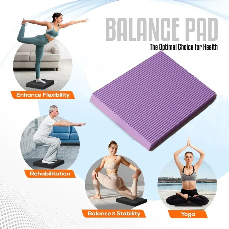 Tapis de yoga épais antidérapant, tapis de gymnastique, tapis d'entraînement antidérapant pour la maison, roue abdominale, coudières, renforcement musculaire du tronc