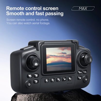 New E88 E99 Drone Remote Control with Screen Dual Camera Optical Flow Localization 2.4G RC Quadcopter One-button Take-off Drones