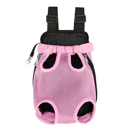 Pet Backpack Portable Portable Cat Double Shoulder bag Outdoor Travel Dog Carrier Bag Pet Dog Front Bag Mesh Backpack