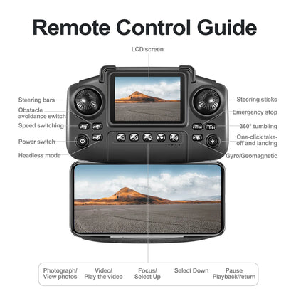 E88PRO Drone 8K 5G Professional HD Dual Camera Aerial Photography Remote Control Aircraft Quadcopter Toys 15000M 2025