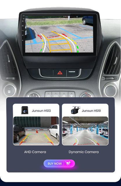 Junsun Android Wireless CarPlay Auto Car Radio For Hyundai Tucson 2 ix35 2009-2015 Car Intelligent Systems DSP SWC RDS GPS FM BT