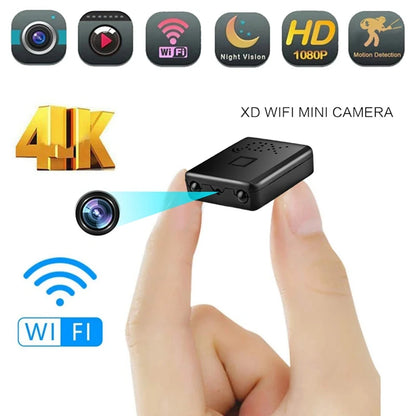 4K Full HD 1080P Mini Ip Cam XD Wifi Night Vision Camera Motion Detection HD Video Recorder