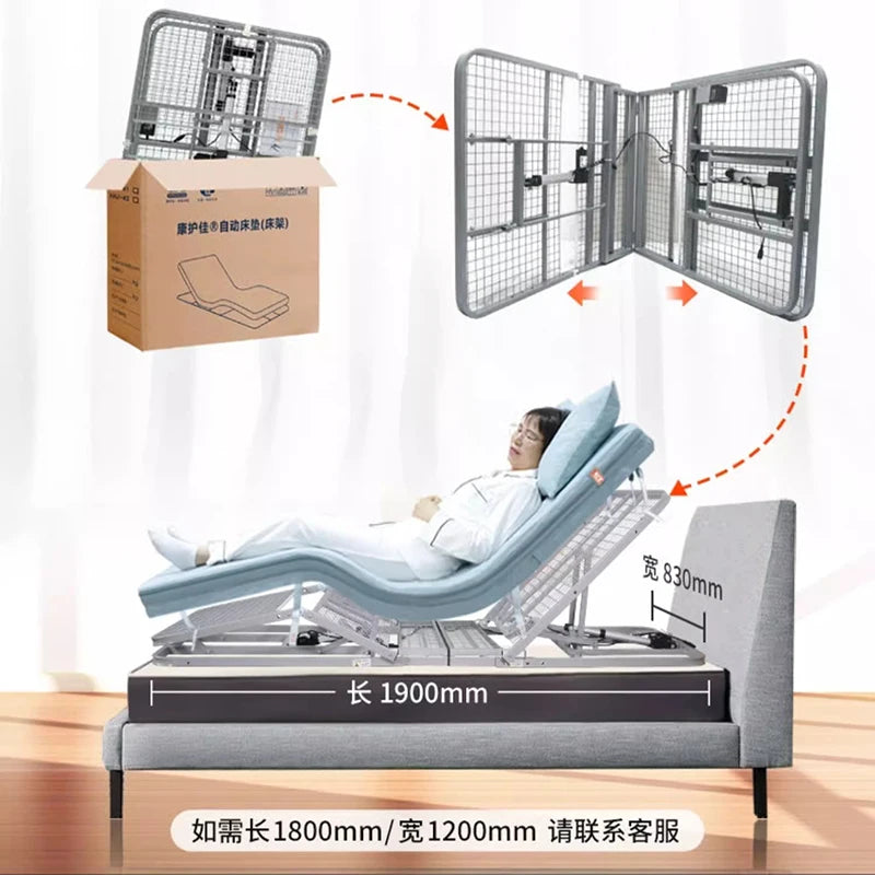 Electric Nursing Mattress for Elderly Bedridden - Auto - Rollover Assist in Standing Up Lift - Bed Function Ideal Tatami FYMS