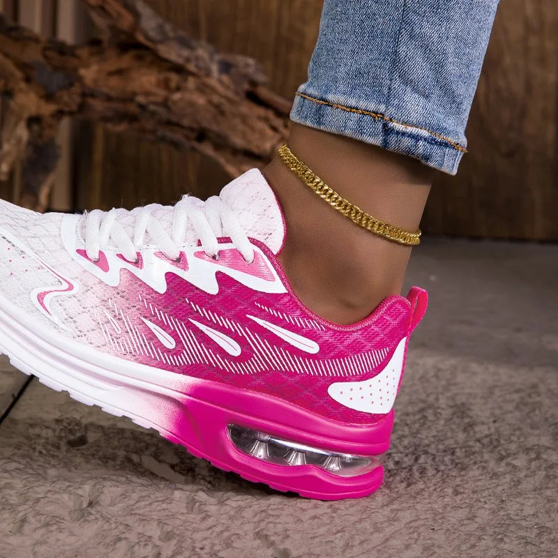 YRZL Women Sneakers Shoes Breathable Lightweight Running Shoes Non Slip Wear Resistant Comfortable Women's  Walking Shoes