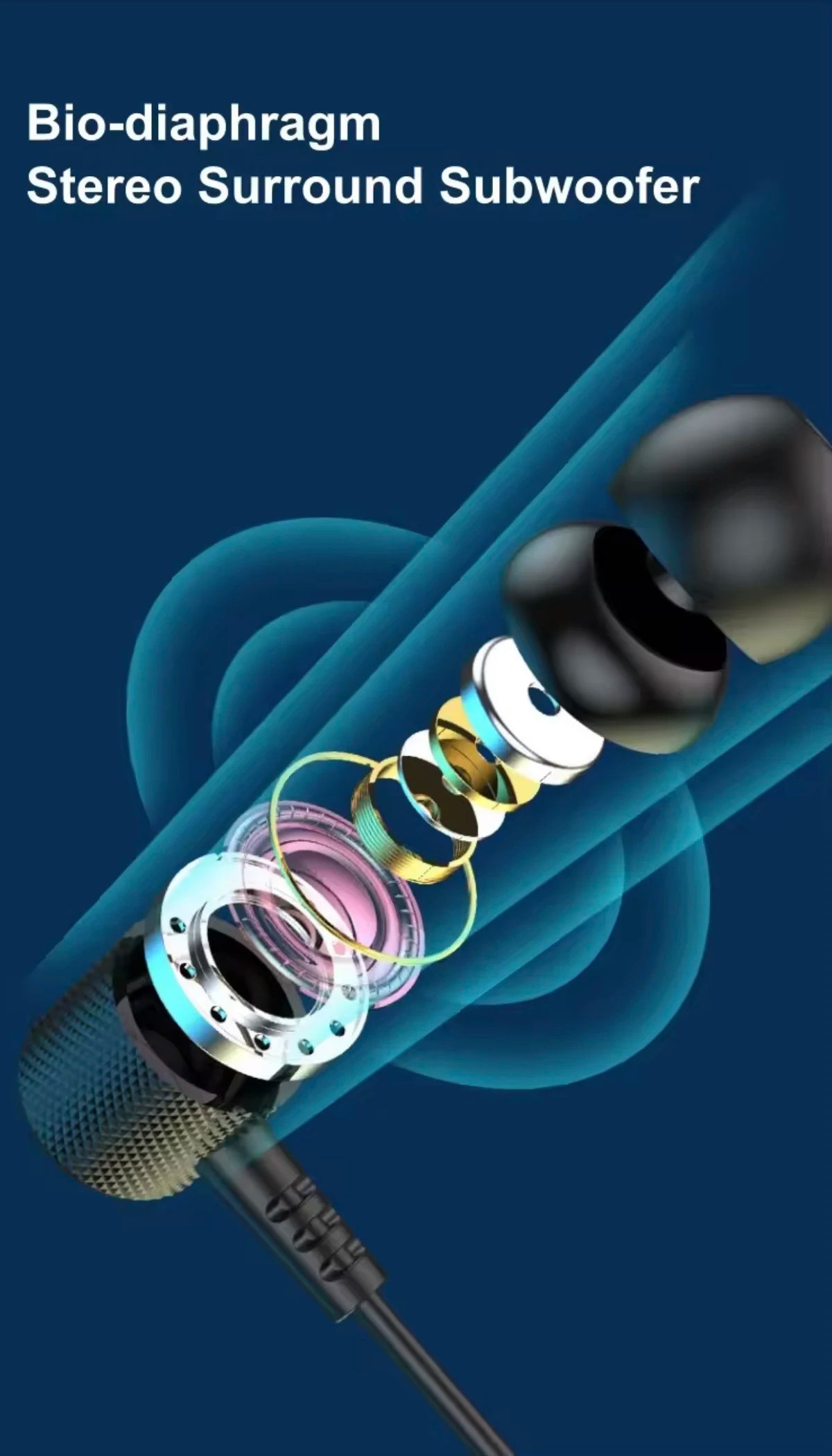 Wireless Bluetooth Earphones Neckband Headphones Gaming Stereo Sports Headset Halter Waterproof Magnetic Earbud with LED Display