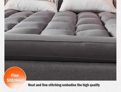 Down soft mattress five-star hotel three-dimensional thickened 10cm mattress student dormitory 0.9m/1.2m soft cushion quilt