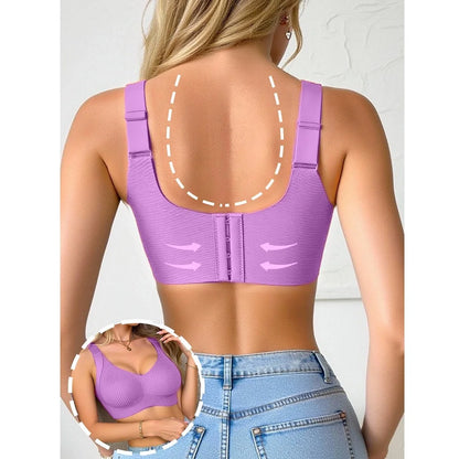 Bras for Women Full Cup Seamless Push up Female Underwear Adjustable Stretch Shoulder Straps Skin Friendly Bralette