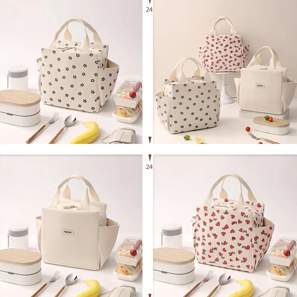 This lunch bag, insulated lunch box, reusable leak-proof large refrigerated handbag is suitable for both men and women. A-DH