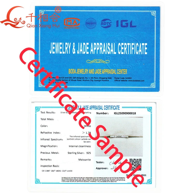 Bague d'éternité sertie d'une moissanite ronde de 2 mm, plaquée or jaune/rose, en argent S925. Bijou de fiançailles.