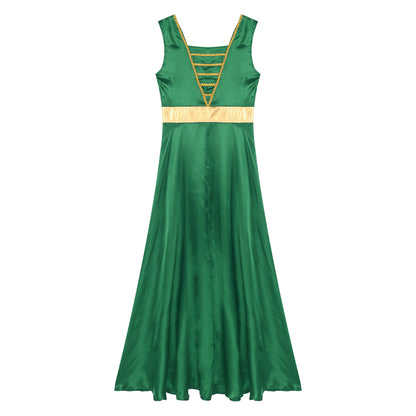 Women Robe Praise Lyrical Dance Dress Church Choir Worship Liturgical Performance Costume Sleeveless Tunic Gown Dancewear Clothe