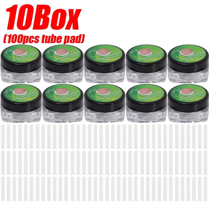 1-10 Box Elastic C-shaped Tube Padding Treatment Foot Care Invisible Groove Straightening Clip Ingrown Toenail Corrector Tools