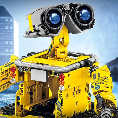 828PCS MOC Cartoon Movie Wall-E Robot Building Blocks City Technical RC Car Robot Model Bricks Assembel Toys for Children Gift
