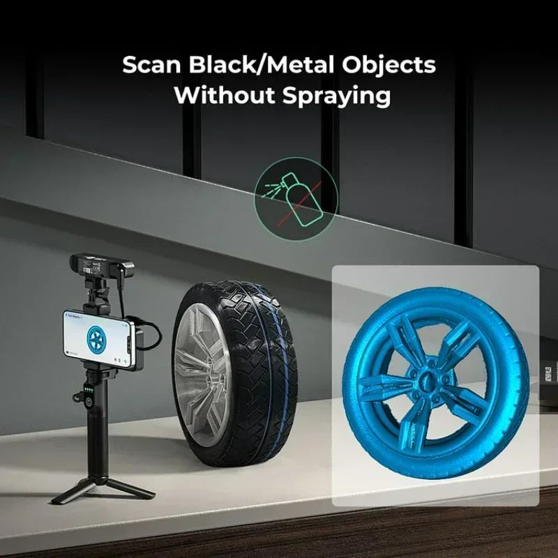 Scanner 3D portable Creality CR-Scan Ferret Pro : suivi anti-vibration, WiFi 6, numérisation sans fil couleur 24 bits, précision de 0,1 mm