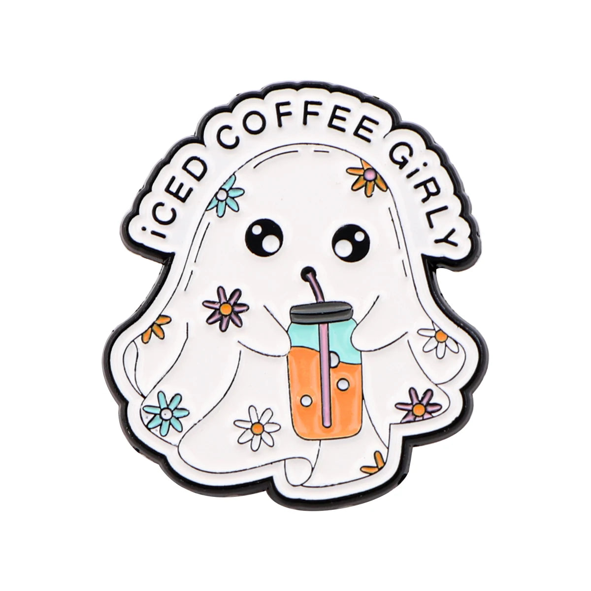 Halloween Ghost Enamel Pin Cartoon Brooch Pines Men Lapel Pins Badge on Backpack Clothing Accessories Cute Jewelry Party Gifts